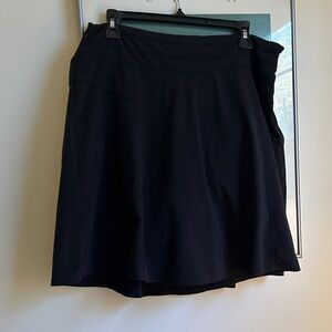 Athleta Classic Black Skirt/Skort